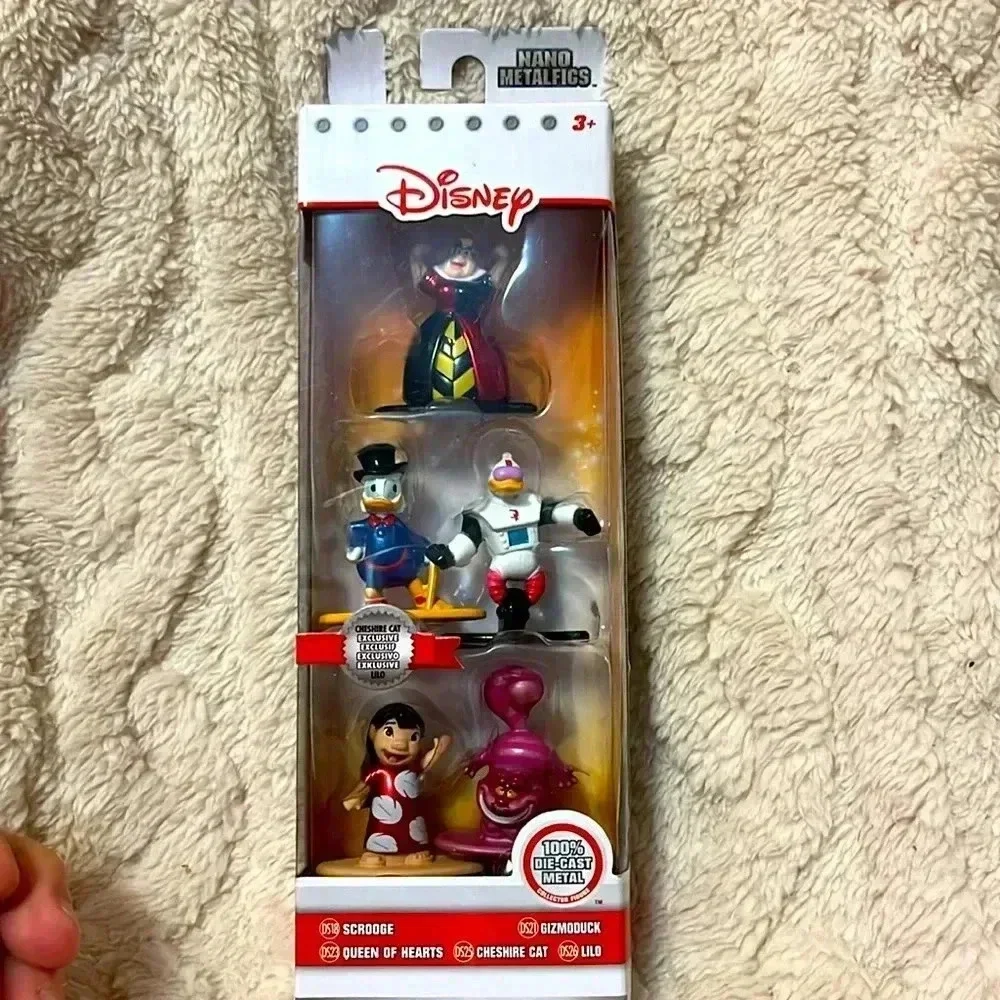 Disney Nano Metalfigs 5 Pack Queen of Hearts Scrooge Gizmoduck Lilo Cheshire Cat - Picture 2 of 7